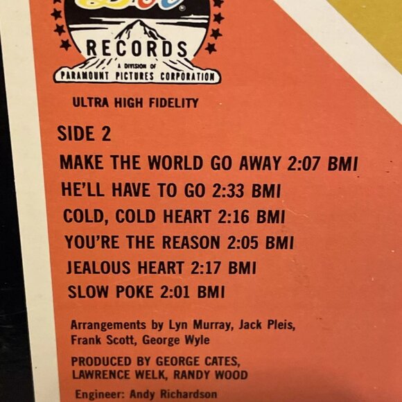 Lawrence Welk Country Music's Greatest Hits (Vinyl, 1969)Dot Records DLP 3725 VG - Picture 5 of 10